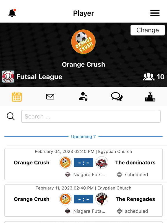 Futbol Niagara iPad screenshot 2 - Sports app