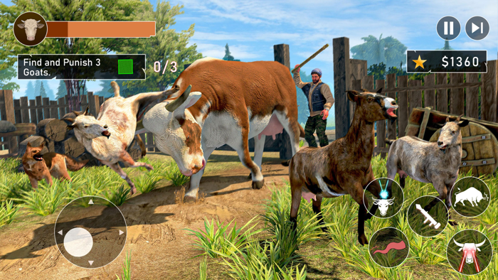 Crazy Scary Cow Rampage Sim