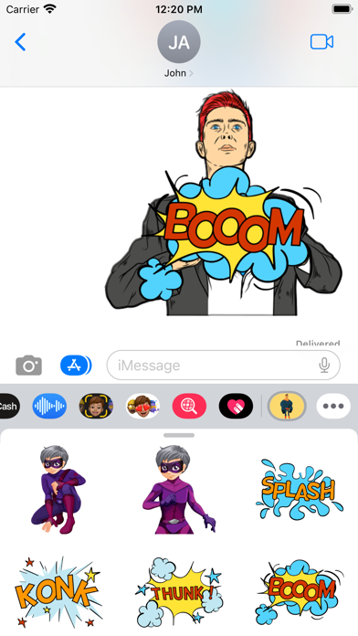 Screenshot #2 pour Comic Superhero Stickers