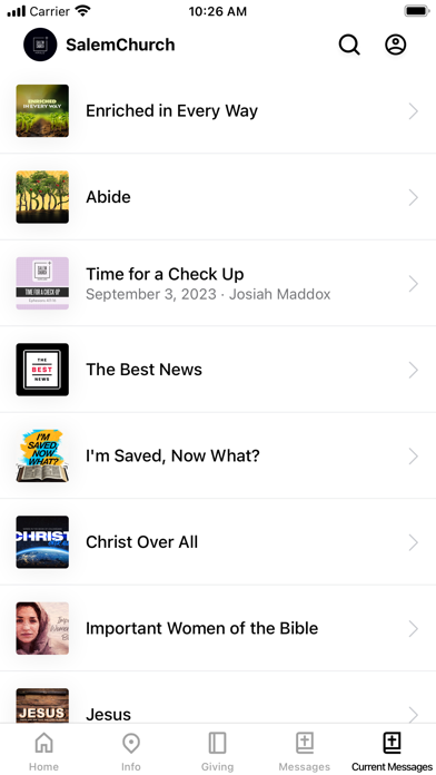 Salem Church Screenshot
