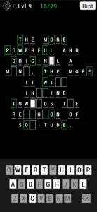 Cryptogram Cryptoquote Puzzle screenshot #2 for iPhone