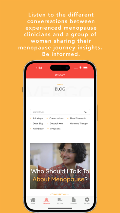 Menopause: Let’s Speak Up! Screenshot