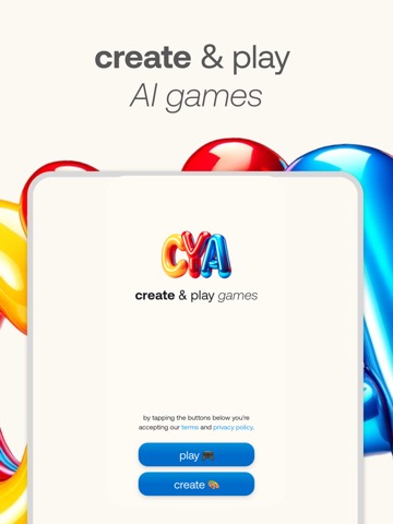 CYA - create & play AI gamesのおすすめ画像1