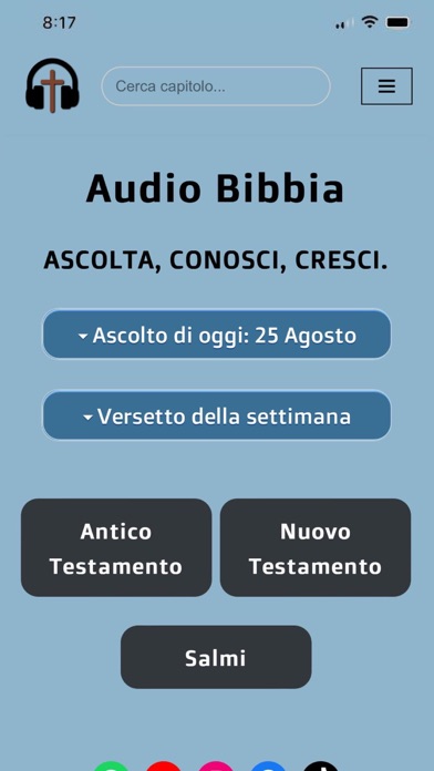 Audio Bibbia Screenshot