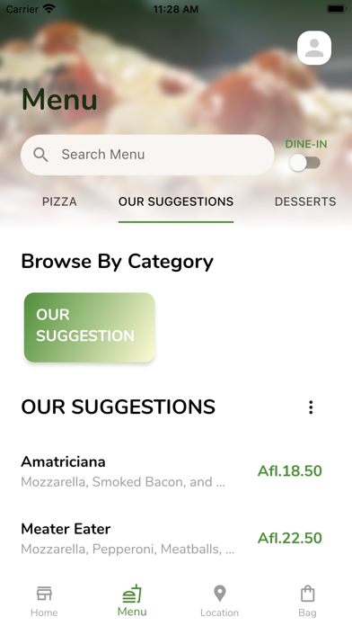 Crosta Pizza Aruba Screenshot