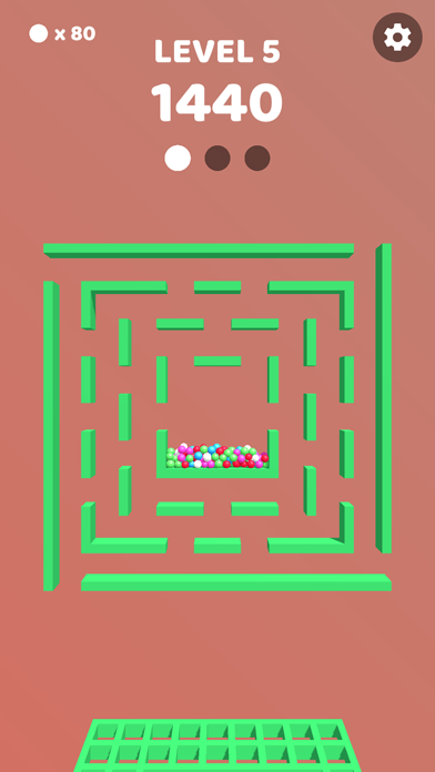 Roll Balls 3D:Rotate Maze Game Screenshot