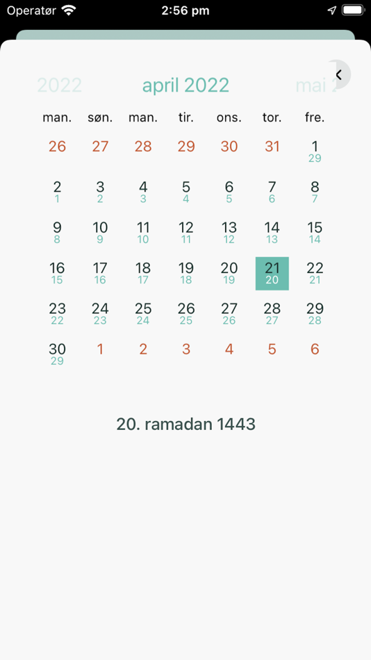 #3. Bønnetid (iOS) 由: Danial Siddiq Sheikh