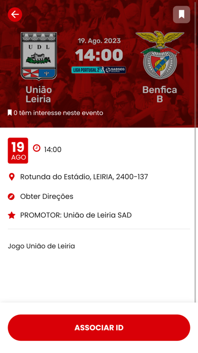 União de Leiria Official App Screenshot