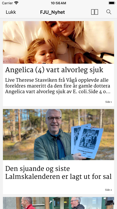 Fjuken eAvis Screenshot