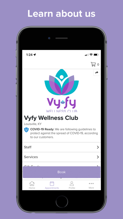 Vyfy Wellness Club Screenshot