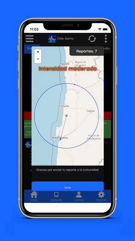 Chile Alerta - En tiempo real screenshot 2 of 4