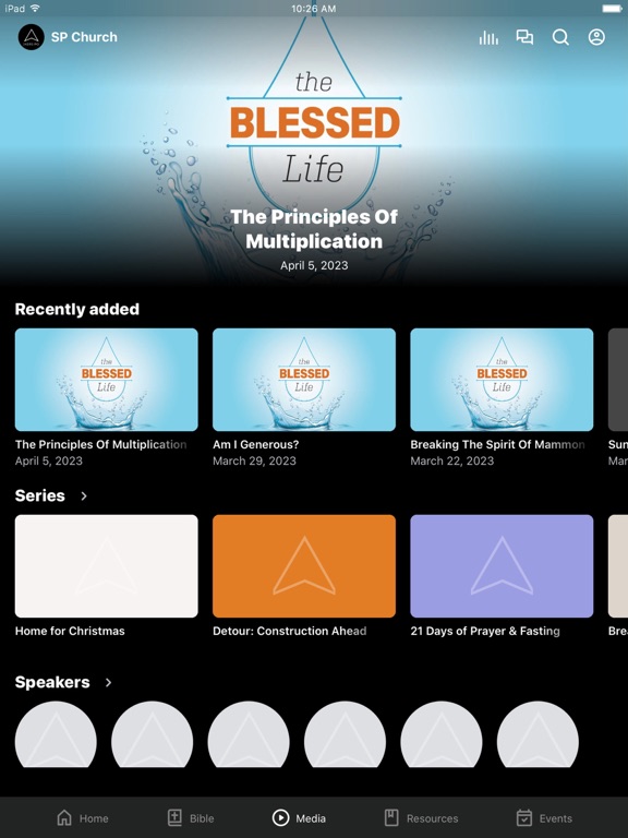 Seekers Point Church iPad screenshot 2 - Education app