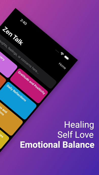 Zen Talk - Personal Life Coach Screenshot