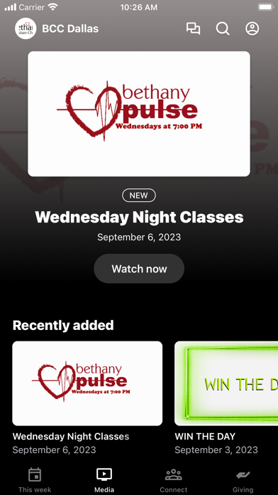 Bethany Christian Church, Inc Screenshot