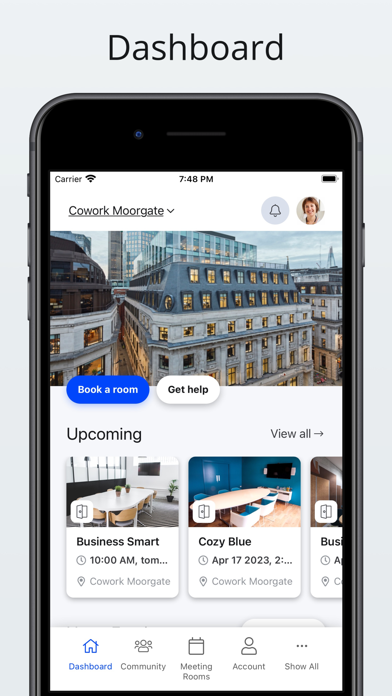 Cocoon Coworking Screenshot