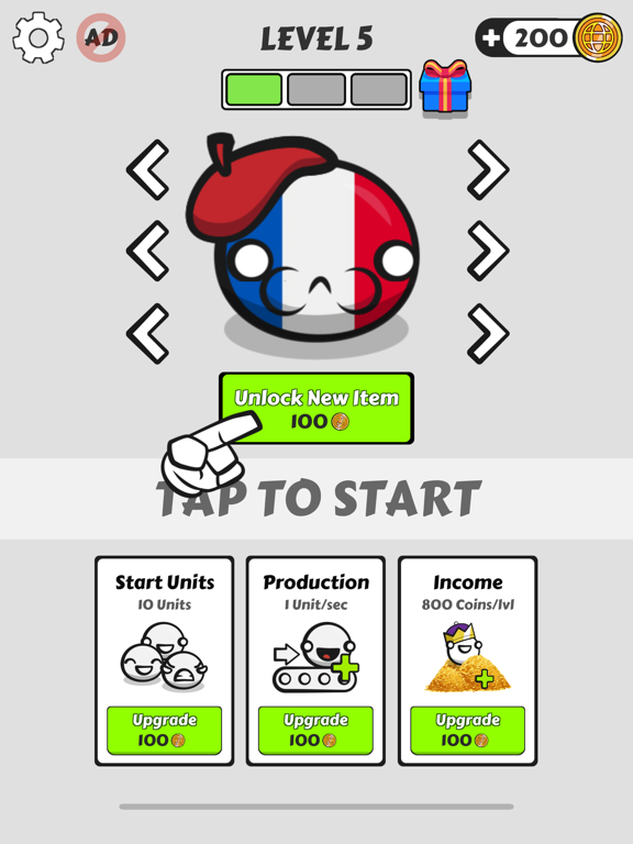 Screenshot #5 pour Country Balls Io: Battle Arena