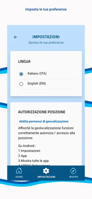 ARPAC Balneazione iPhone screenshot 6