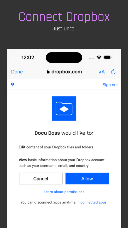 #1. Docu Boss for Dropbox (iOS) 게시자: Tech Positive