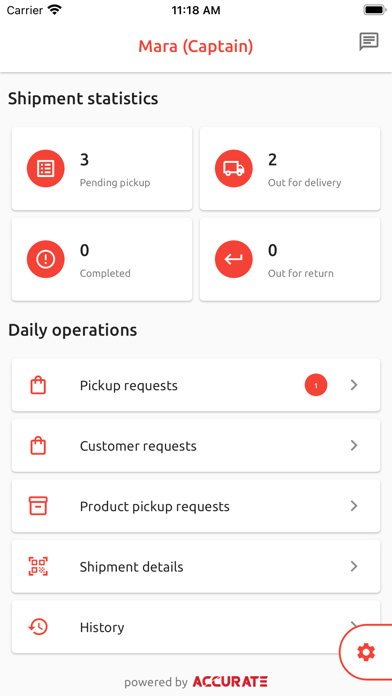 شركة مارة للشحن والتوصيل مندوب Screenshot