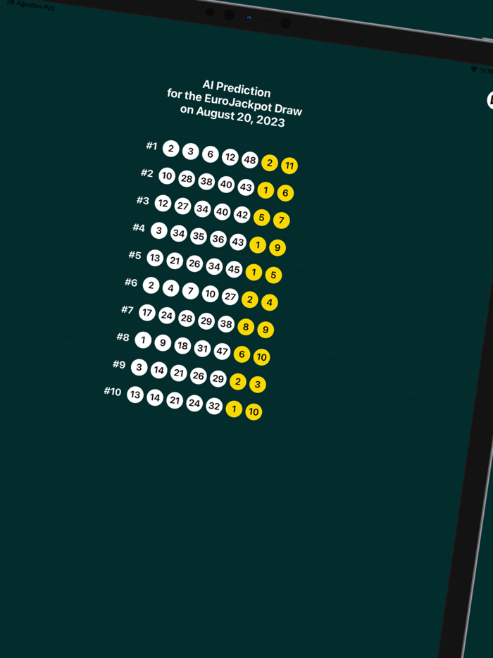 EuroJackpot.ai Prediction