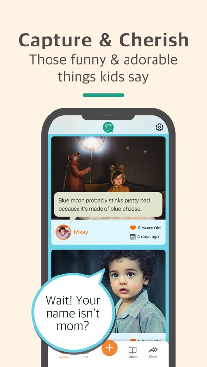 QuoteMeTots Baby & Kid Journal