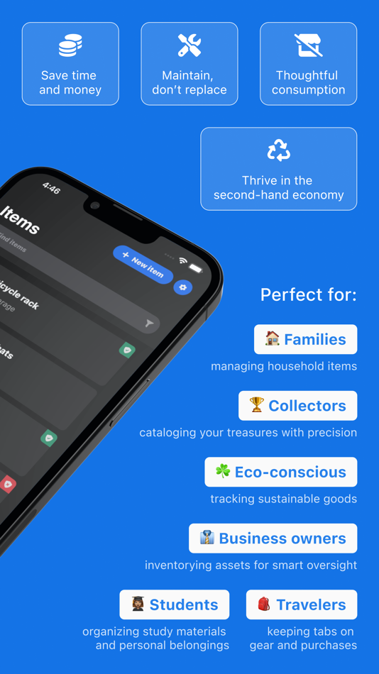 #2. Itemido: Manage Home Inventory (iOS) By: Maciej Opalko