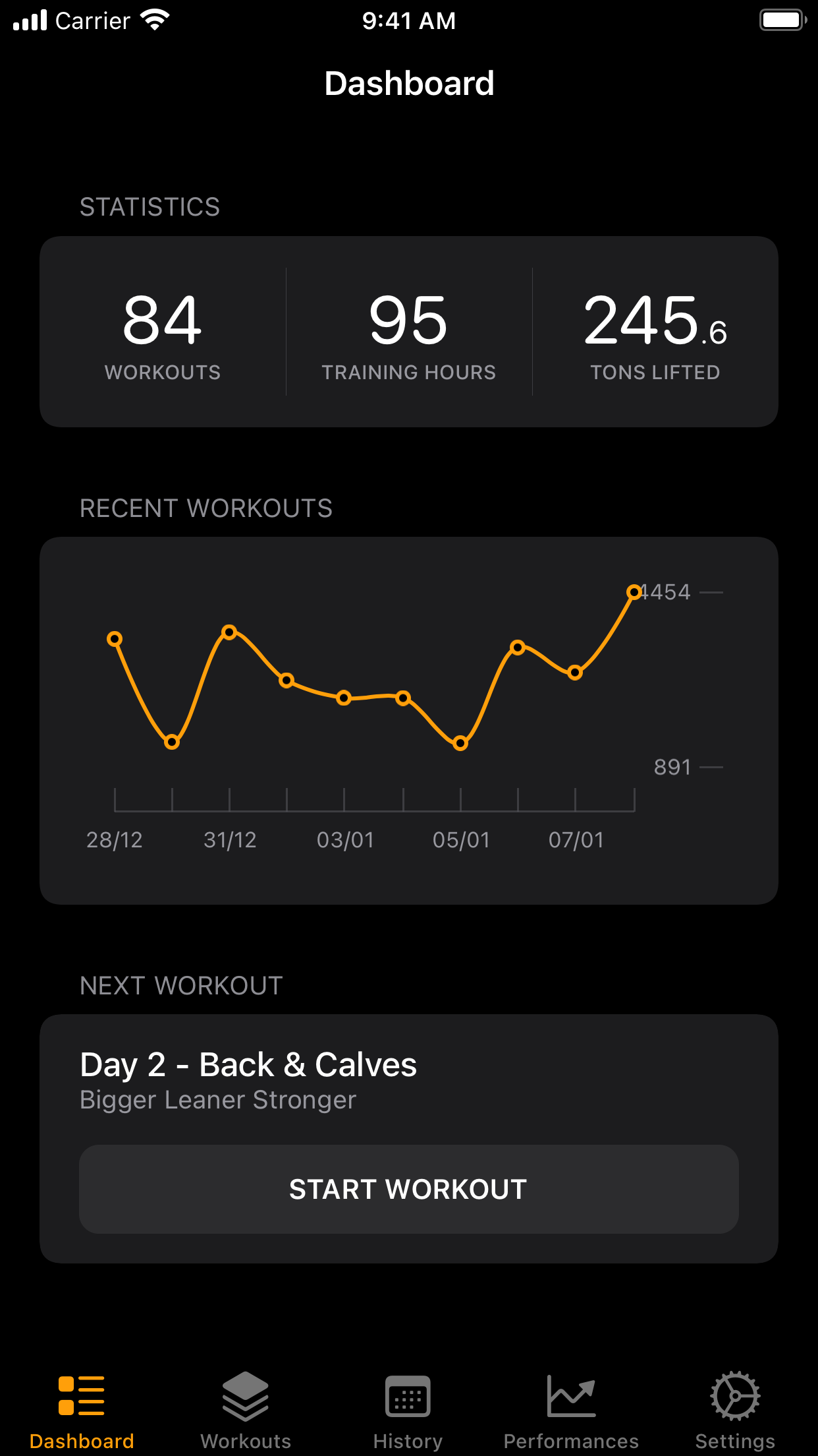 Flex - Gym Workout Tracker