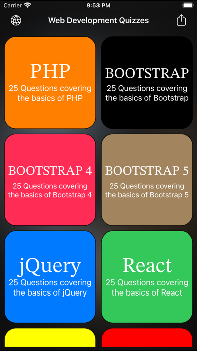 Screenshot #3 pour Web Development Languages Quiz
