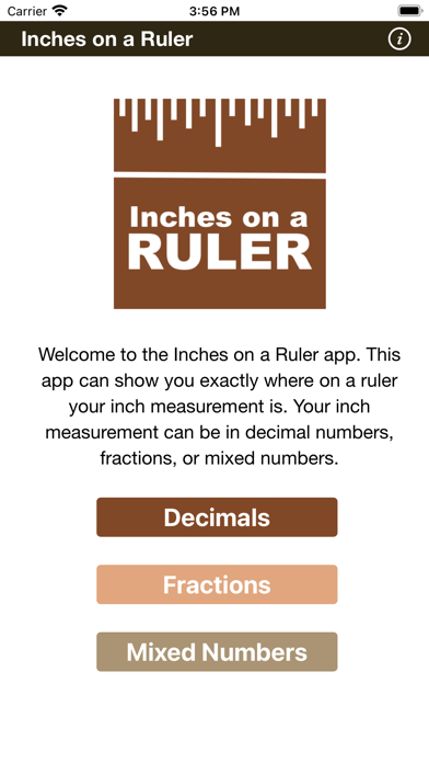 Inches on a Ruler Screenshot
