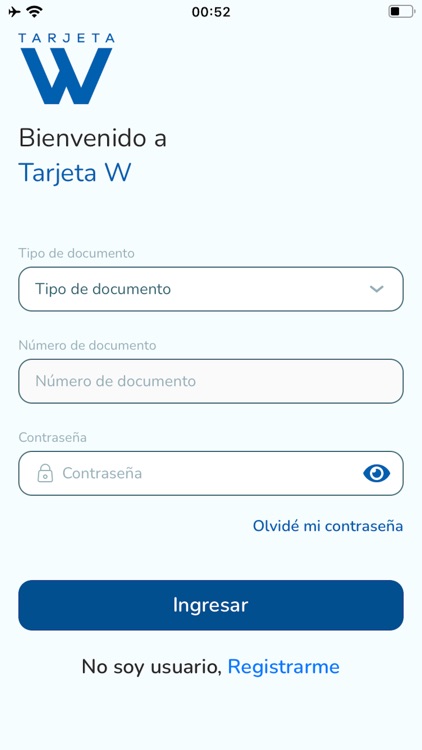 Tarjeta W Visa