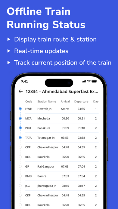 Where is my Train - Train App Screenshot