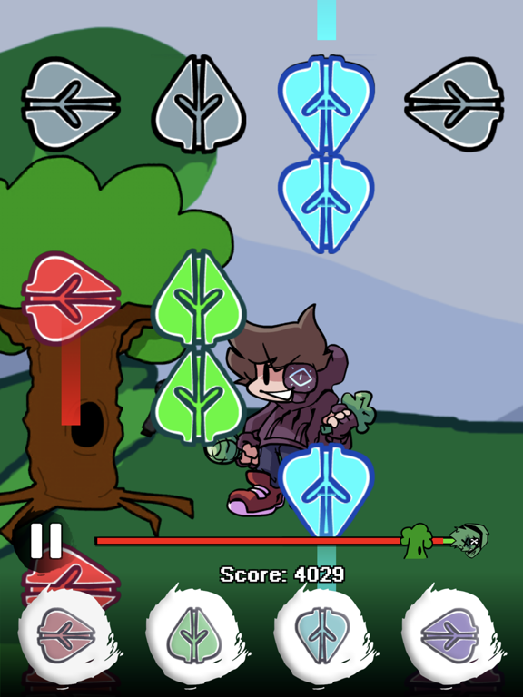 Green Music Battle iPad screenshot 1 - Music app