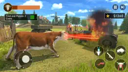 crazy scary cow rampage sim iphone screenshot 2