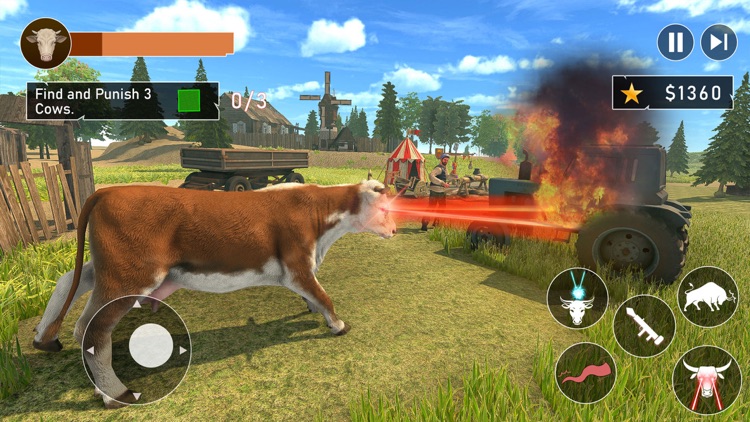 Crazy Scary Cow Rampage Sim
