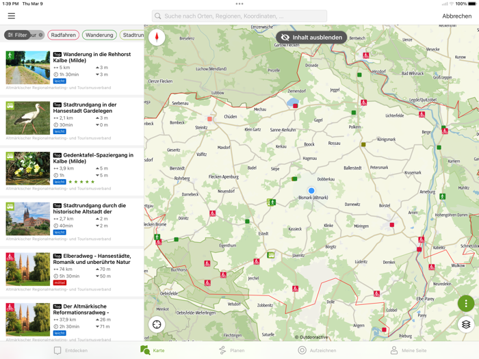 Die Altmark Aktiv-App