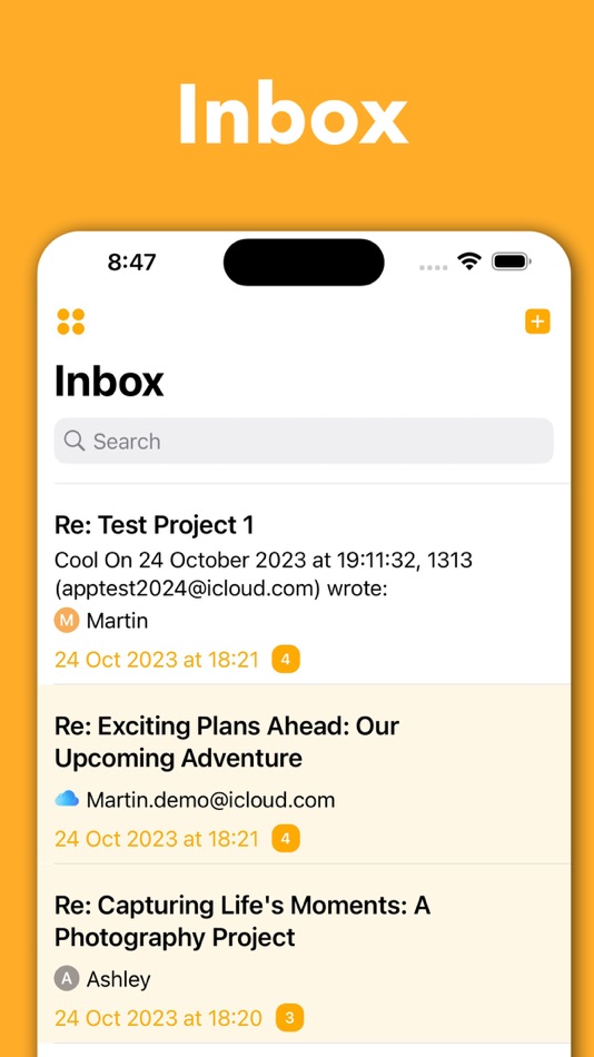 #3. Email Client + (iOS) 由: Indigogo