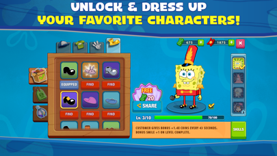 screenshot of SpongeBob: Krusty Cook-Off 6