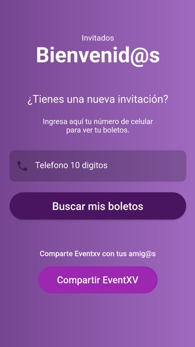 Invitaciones virtuales Screenshot