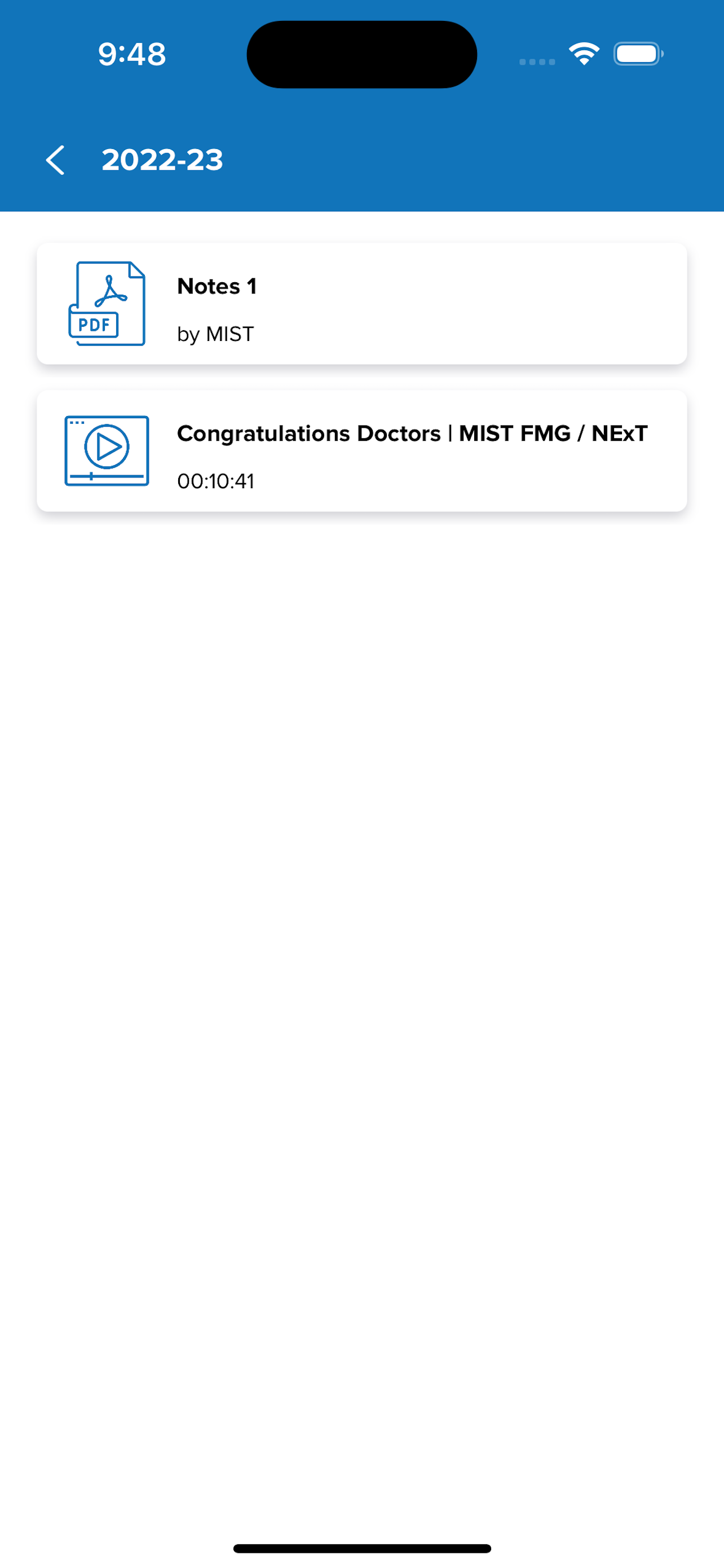 MIST FMG