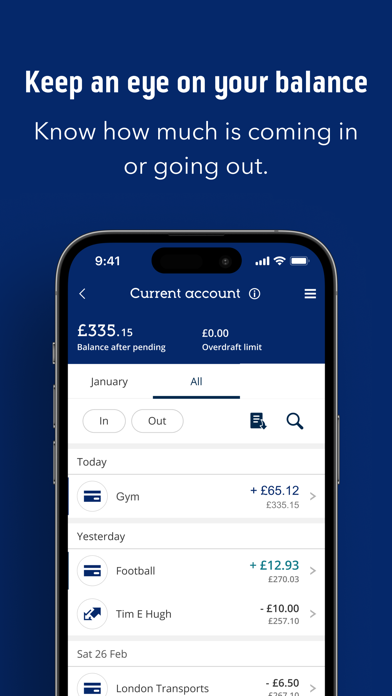 Bank of Scotland Mobile Bank Screenshot