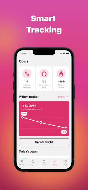 ‎YzyFIT: female fitness at home Screenshot
