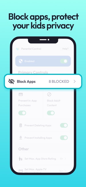 Parental Control - Block Apps im App Store