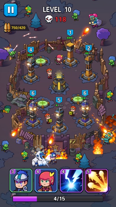 Merge Tower Defense-Zombie War Screenshot