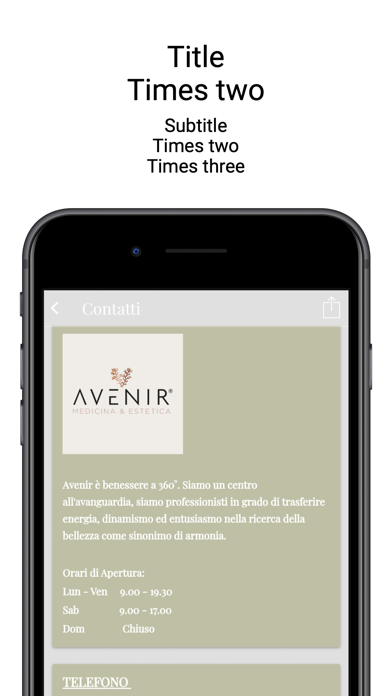 Avenir Medicina & Estetica Screenshot