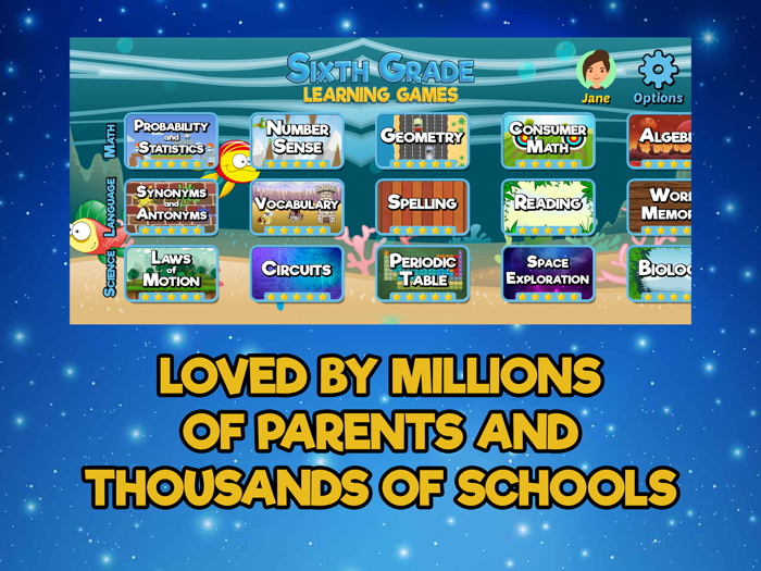 Sixth Grade Learning Games