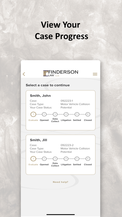 Finderson Law, LLC Screenshot