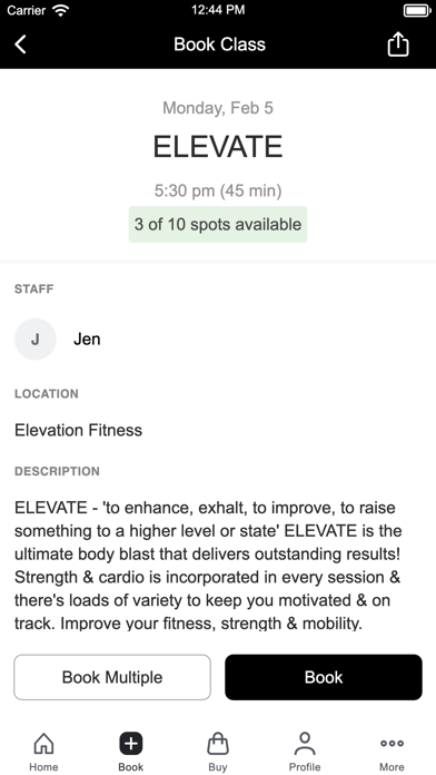 Elevation Fitness GC Screenshot