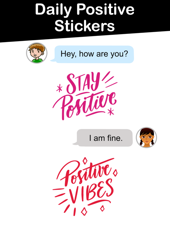Screenshot #5 pour Daily Positive Stickers