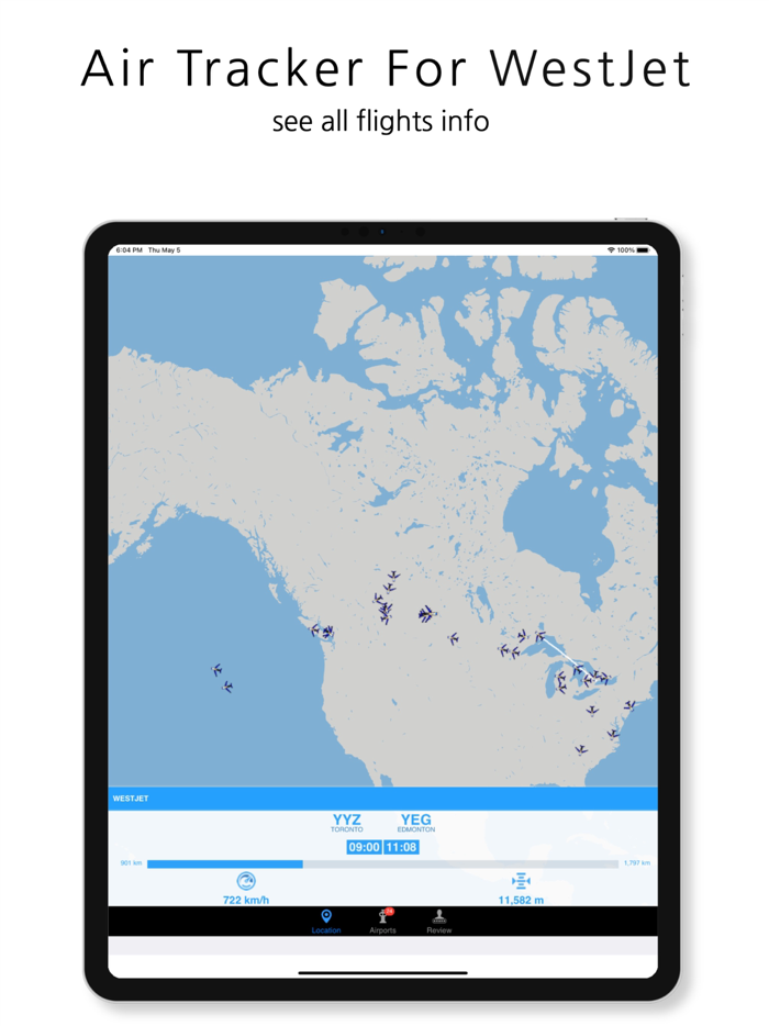 WJA  Tracker for WestJet