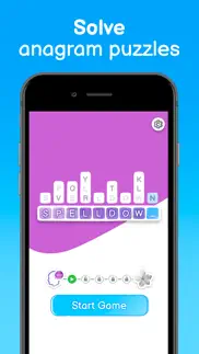 spelldown - word puzzles game iphone screenshot 1
